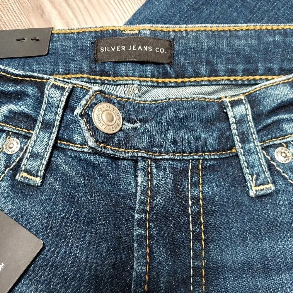 Silver Jeans Tuesday Low Rise Slim Boot Jeans - Picture 6 of 7